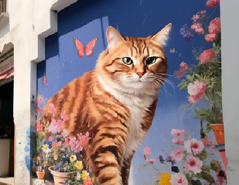 泸西自己绘制有个性的手绘墙