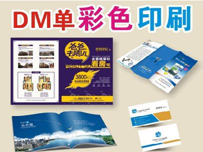 泸西单页印刷，色彩搭配简单。